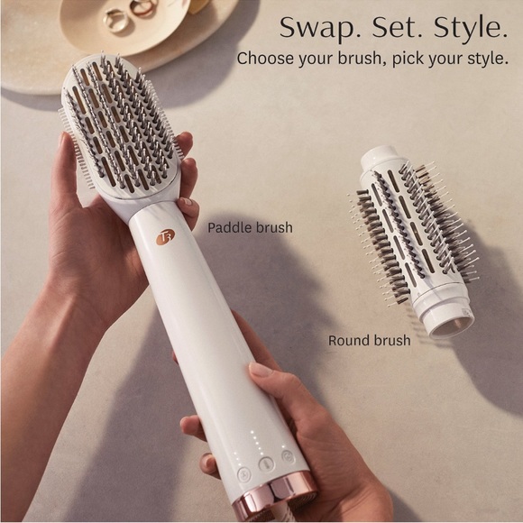T3 AireBrush Duo Interchangeable Hot Air Blow Dry Brush - Picture 4 of 7